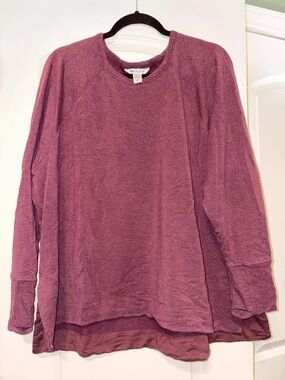 Athleta Plum Coaster Luxe Sweatshirt